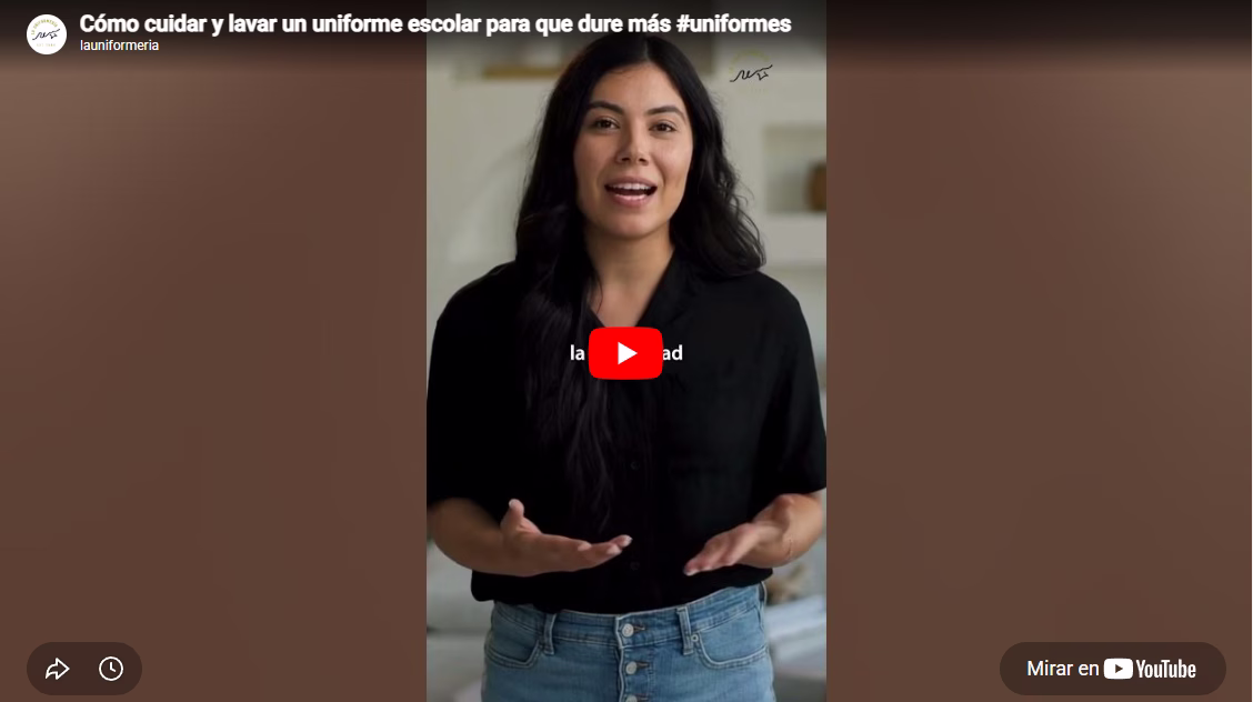Cómo cuidar y lavar un uniforme escolar para que dure más